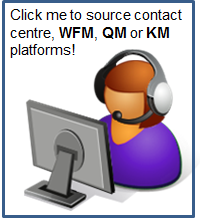 source KM, QM, WFM and contact centre platforms